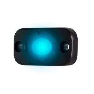 HEISE Auxiliary Accent Lighting Pod – 1.5″ x 3″ – Black/Blue