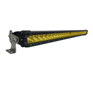 Black Oak 30″ Yellow Lens Single Row LED Light Bar – Combo Optics – Black Housing – Pro Series 3.0