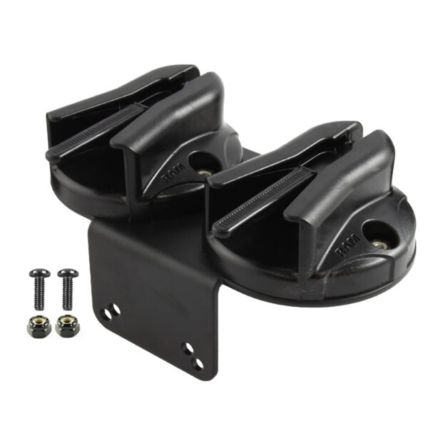 RAM Mount RAM® Double Microphone Clip w/90-Degree Bracket f/RAM® Tough-Box™