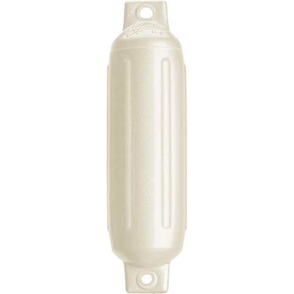 Polyform G-1 Twin Eye Fender 3.5" x 12.8" - Metallic White