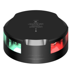 Lopolight Tri-Color Nav Light – 1NM – Black Housing w/FB Base Lopolight Tri-Color Nav Light – 1NM – Black Housing w/FB Base