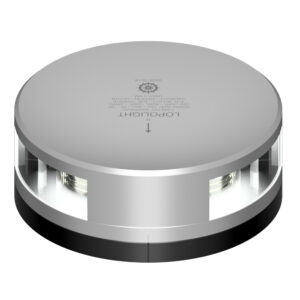 Lopolight Masthead Light – 3NM – Silver Housing w/FB Base Lopolight Masthead Light – 3NM – Silver Housing w/FB Base