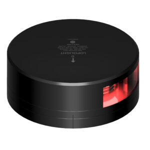 Lopolight Red Port Light – 2NM – Black Housing w/FB Base Lopolight Red Port Light – 2NM – Black Housing w/FB Base