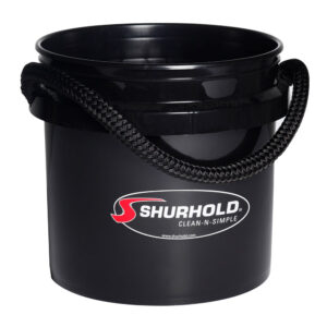 Shurhold World's Best Rope Handle Bucket – 3.5 Gallon – Black Shurhold World's Best Rope Handle Bucket – 3.5 Gallon – Black