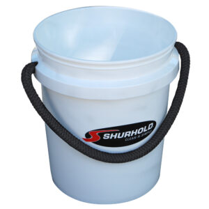 Shurhold World's Best Rope Handle Bucket – 5 Gallon – White Shurhold World's Best Rope Handle Bucket – 5 Gallon – White