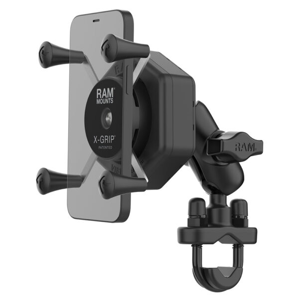 RAM Mount RAM® X-Grip® Phone Mount w/Vibe-Safe™ & U-Bolt Base - Short