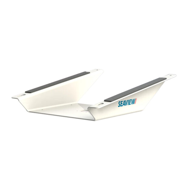 Seaview Aluminum 8° Wedge Base for Starlink Flat High-Performance Antenna - White