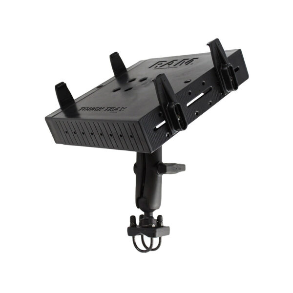 RAM Mount RAM® Tough-Tray™ Double Ball Mount w/Double U-Bolt Rail Base