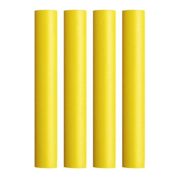 Pacer Battery Cable Heat Shrink Tubing - 3/4" x 12" - Yellow (4-Pieces)