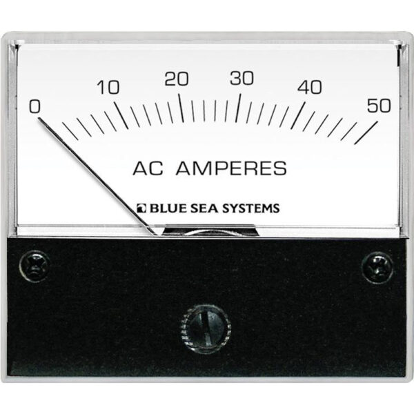 Blue Sea 9630 AC Analog Ammeter 0-50 Amperes AC