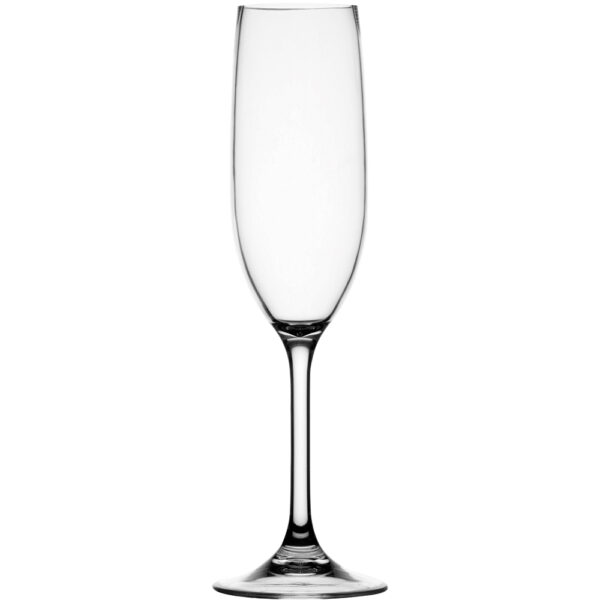 Marine Business Non-Slip Flute Glass Party - CLEAR TRITAN™ - Set of 6