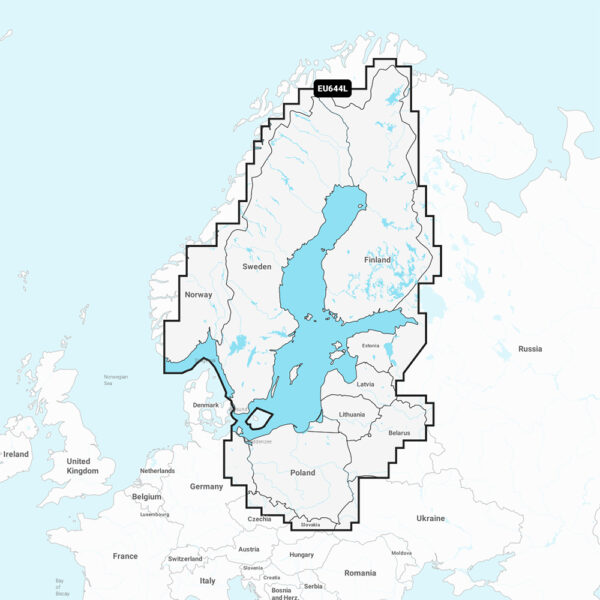 Garmin Navionics+ NSEU644L - Baltic Sea - Marine Chart