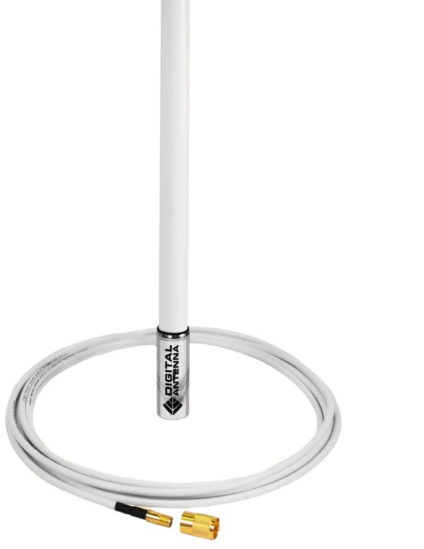 Digital 594-MW-S 4ft White VHF/ AIS Antenna 4.5dB