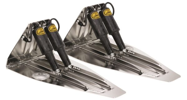 Lenco 25inx14in High Performan Trim Tab Kit 12v Dual Actuator Requires Switch