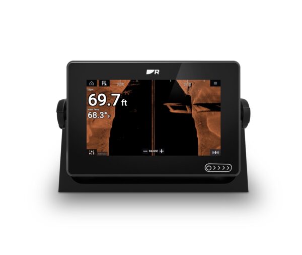 Raymarine Axiom+ 7RV 7in MFD RV100 Transom Transducer North America Navionics Chart