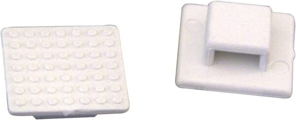 Weld Mount AT-3 Wire Tie Mount, Small White 500 Pack AT-3-500