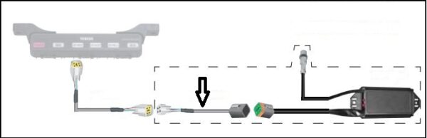 Yamaha 6in NMEA2000 AGI and Helm Master Adapter