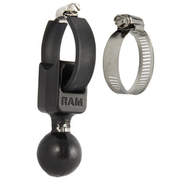 RAM Mount 1.5" Ball Base w/ Strap 0.5" - 2" Diameter